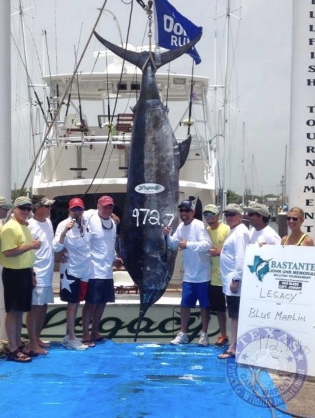 New Texas Blue Marlin Record