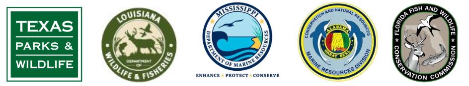 Marine fisheries management agencies from the five Gulf states